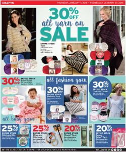 Hancock Fabrics weekly ad