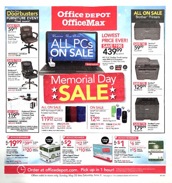 Office Depot Weekly Ad and OfficeMax Ad