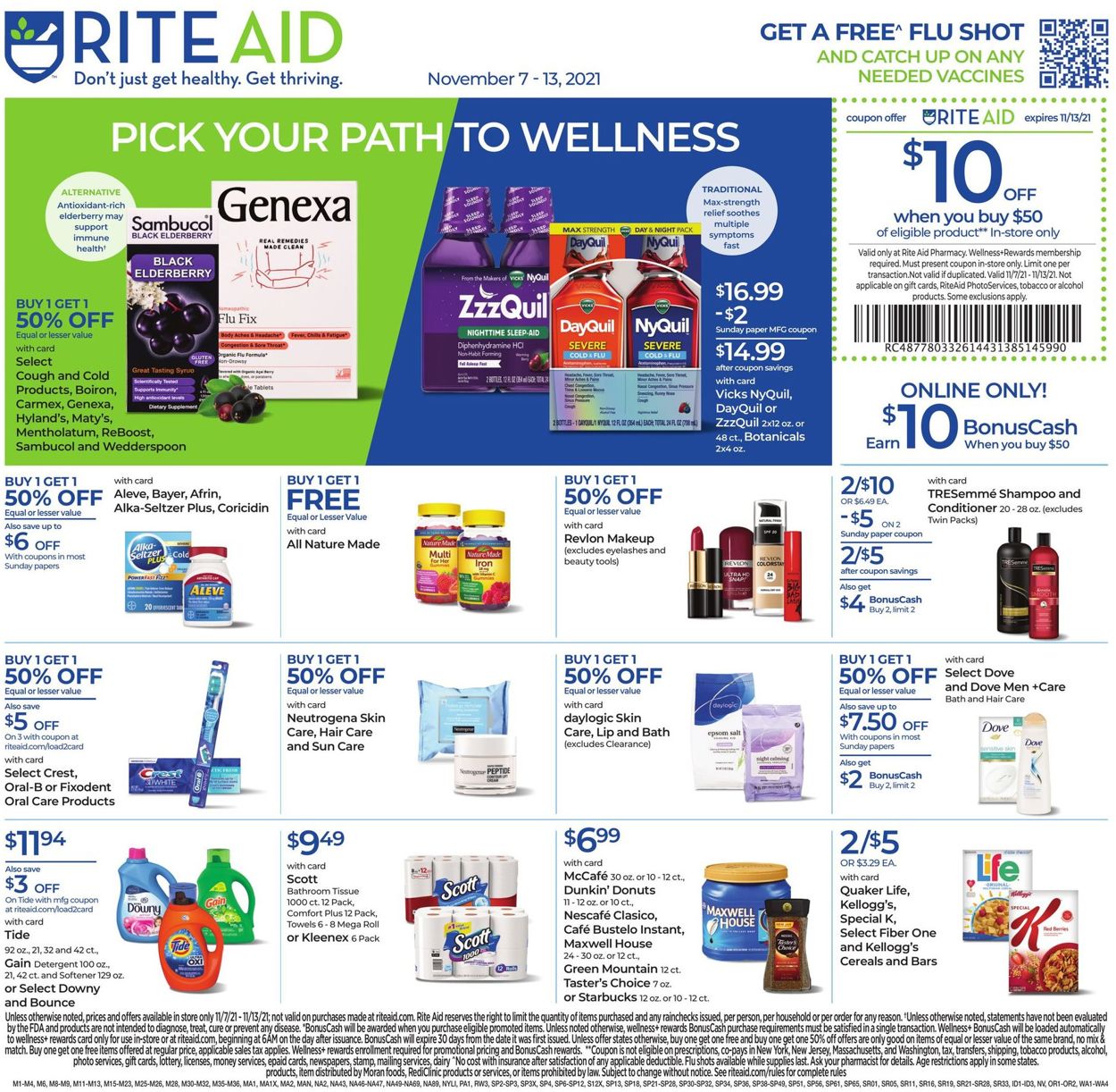 Rite Aid Weekly Ad November 7 – November 13, 2021
