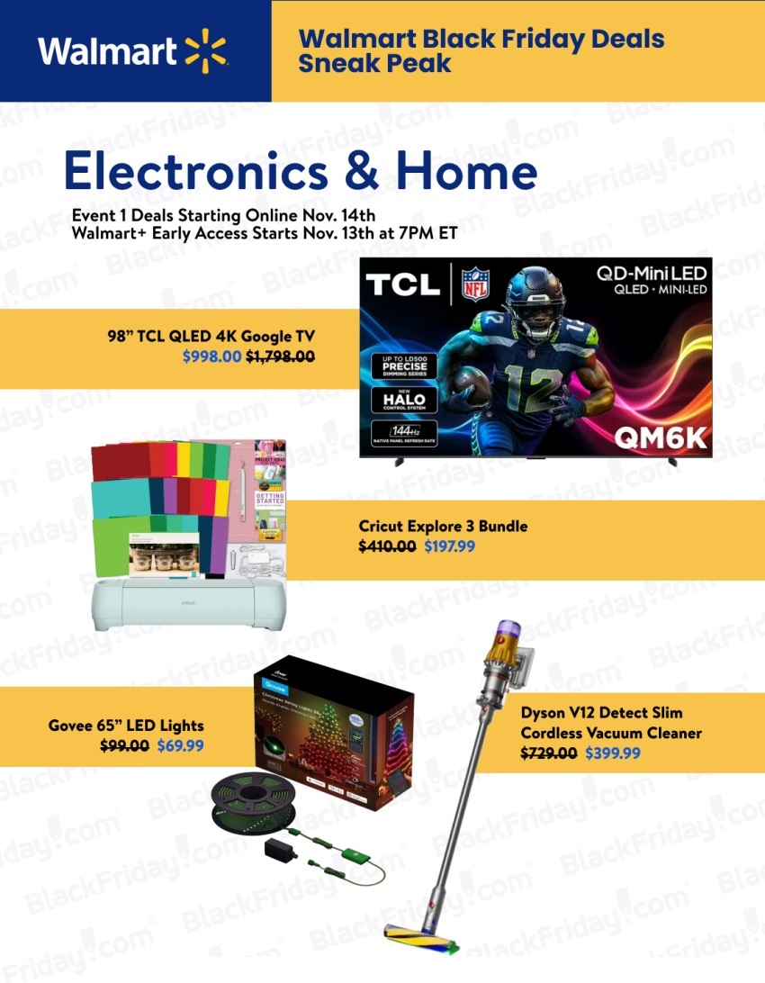 Walmart Black Friday Deals 2025 Event #1