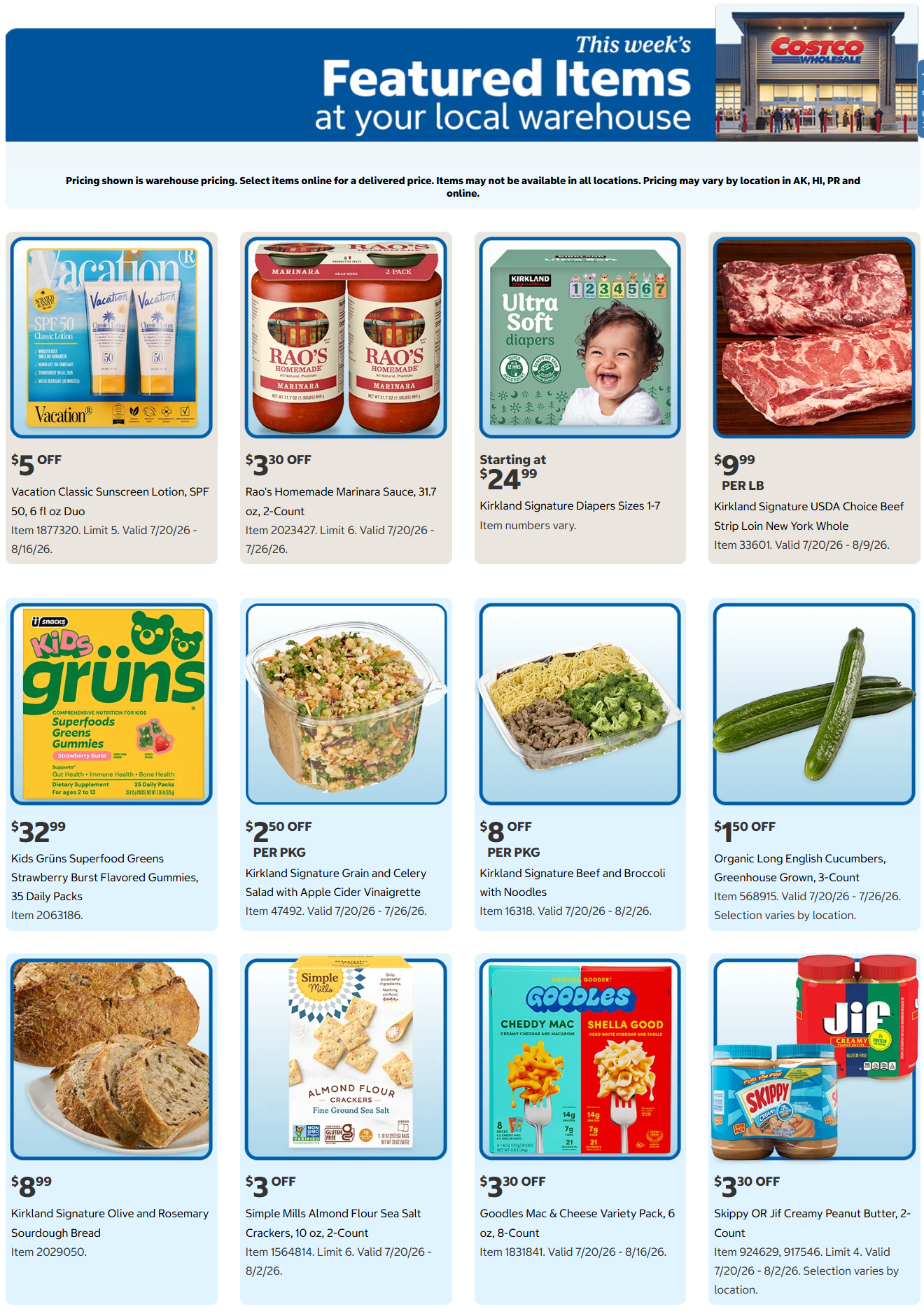 Costco Ad Deals