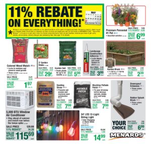 Menards Weekly Ad