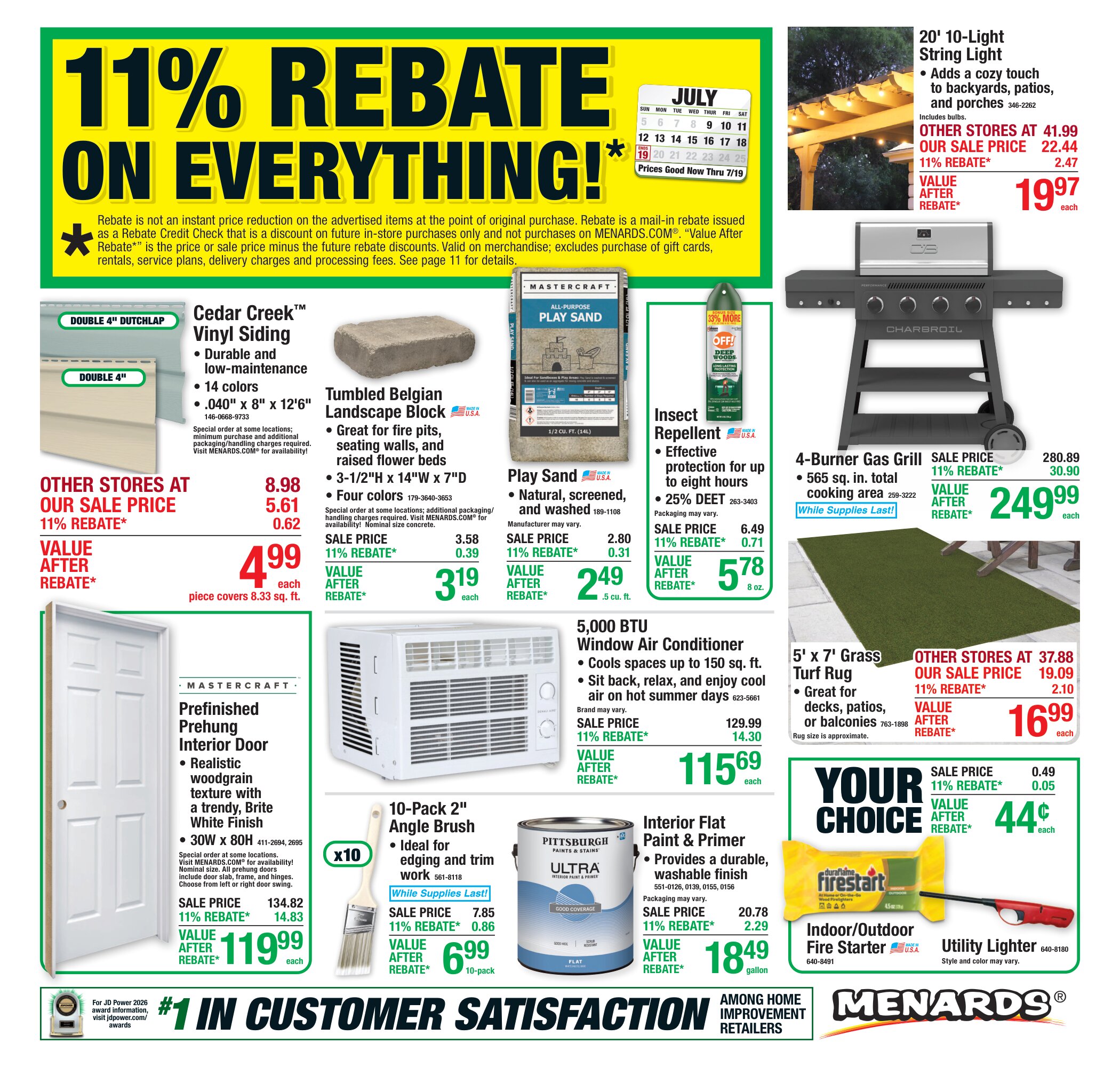 Menards Ad Deals