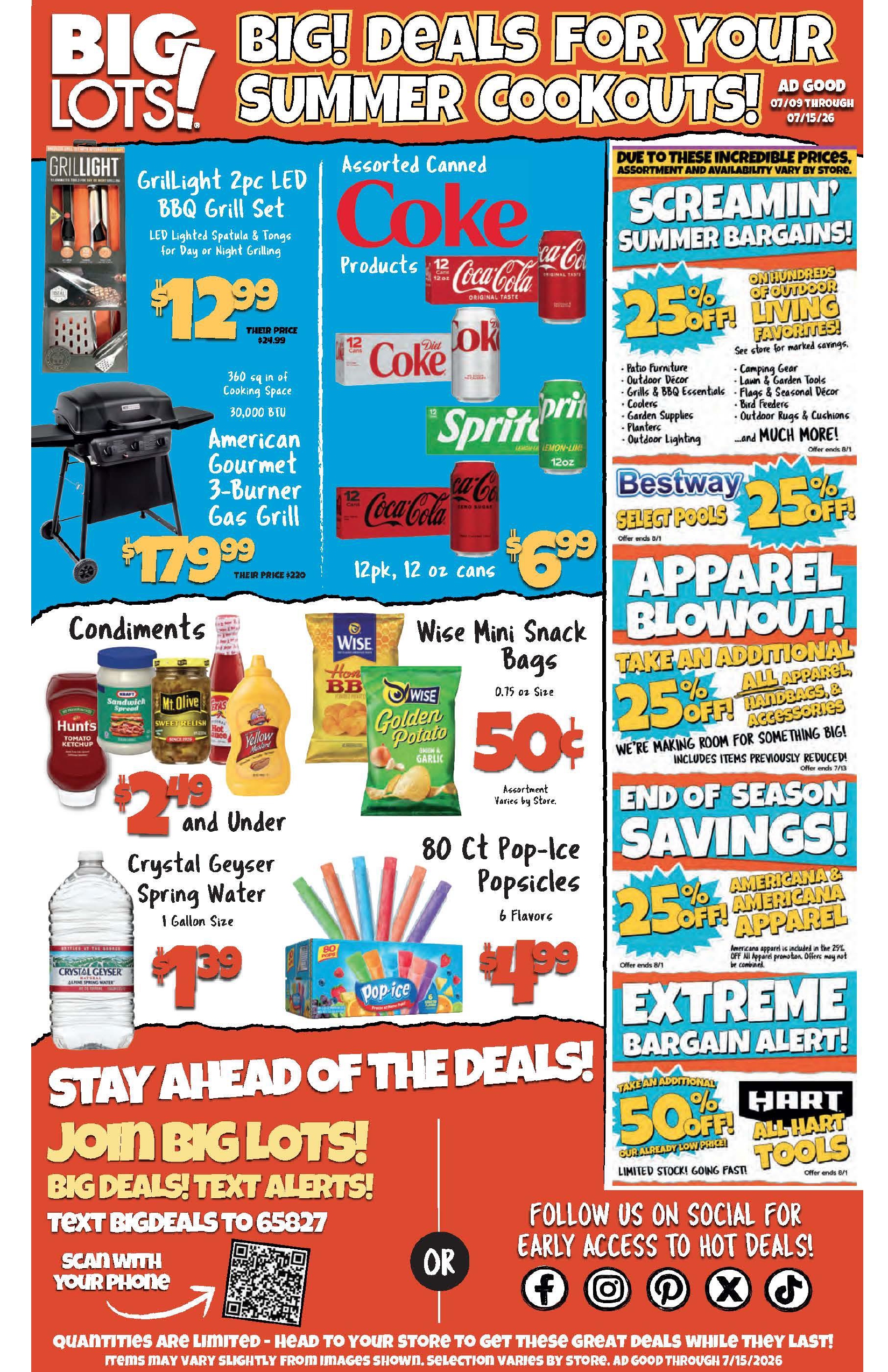 Big Lots Store Weekly Ad