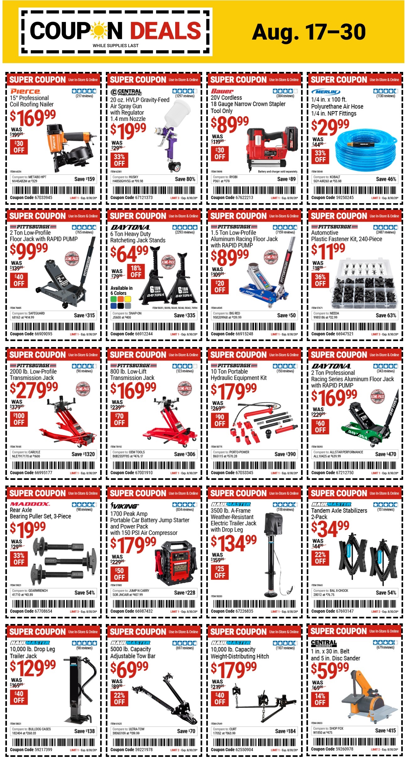 Harbor Freight Ad